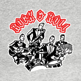 Rock & Roll Retro Big Band T-Shirt